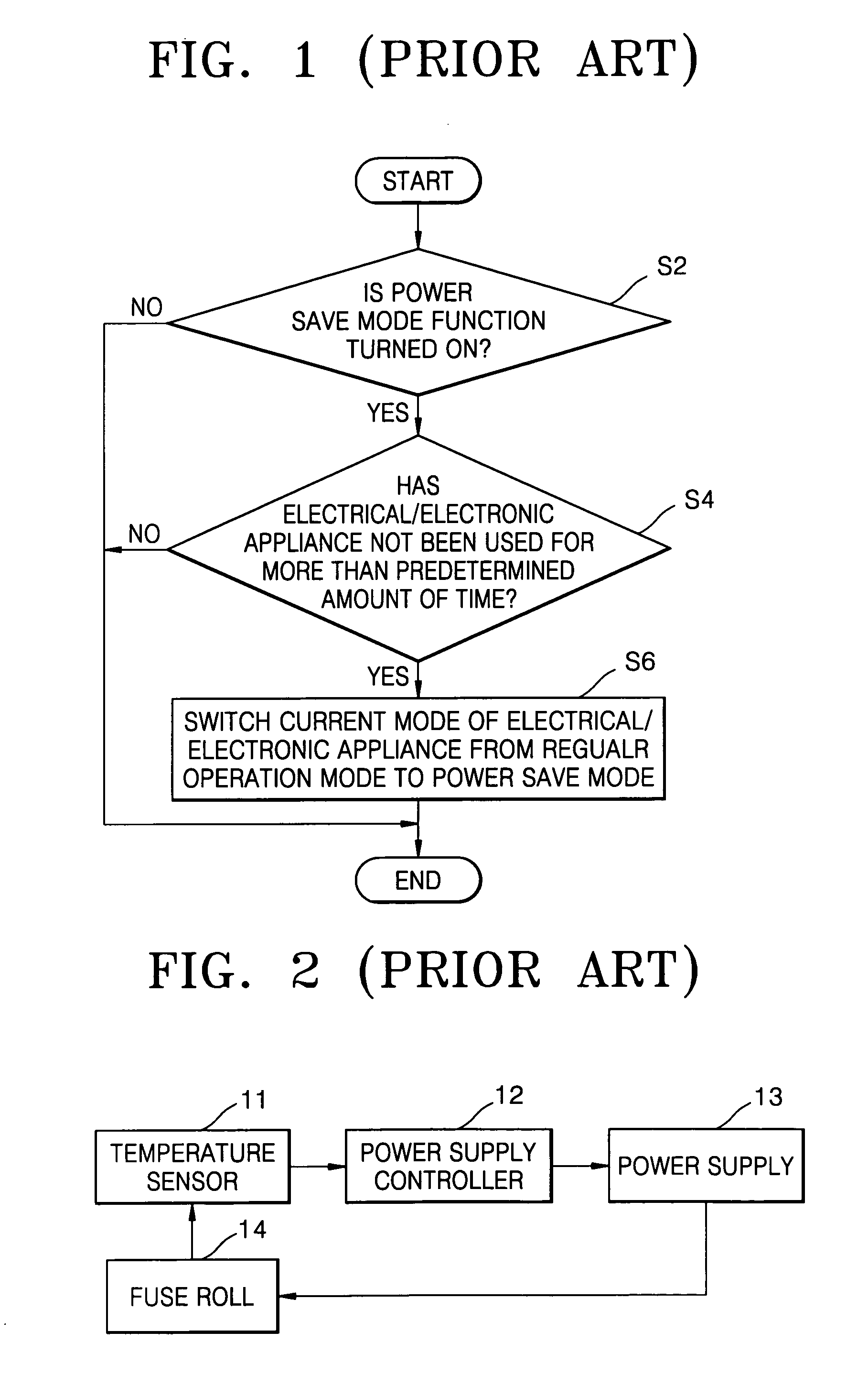 Apparatus and method for controlling power save mode of an electronic appliance