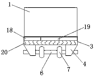 Trolley for mining materials