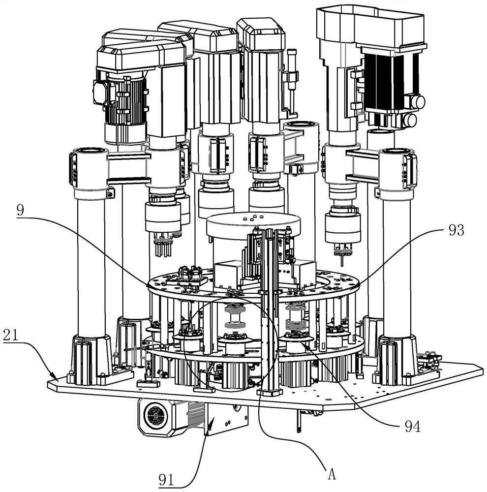 Workpiece drilling and tapping system