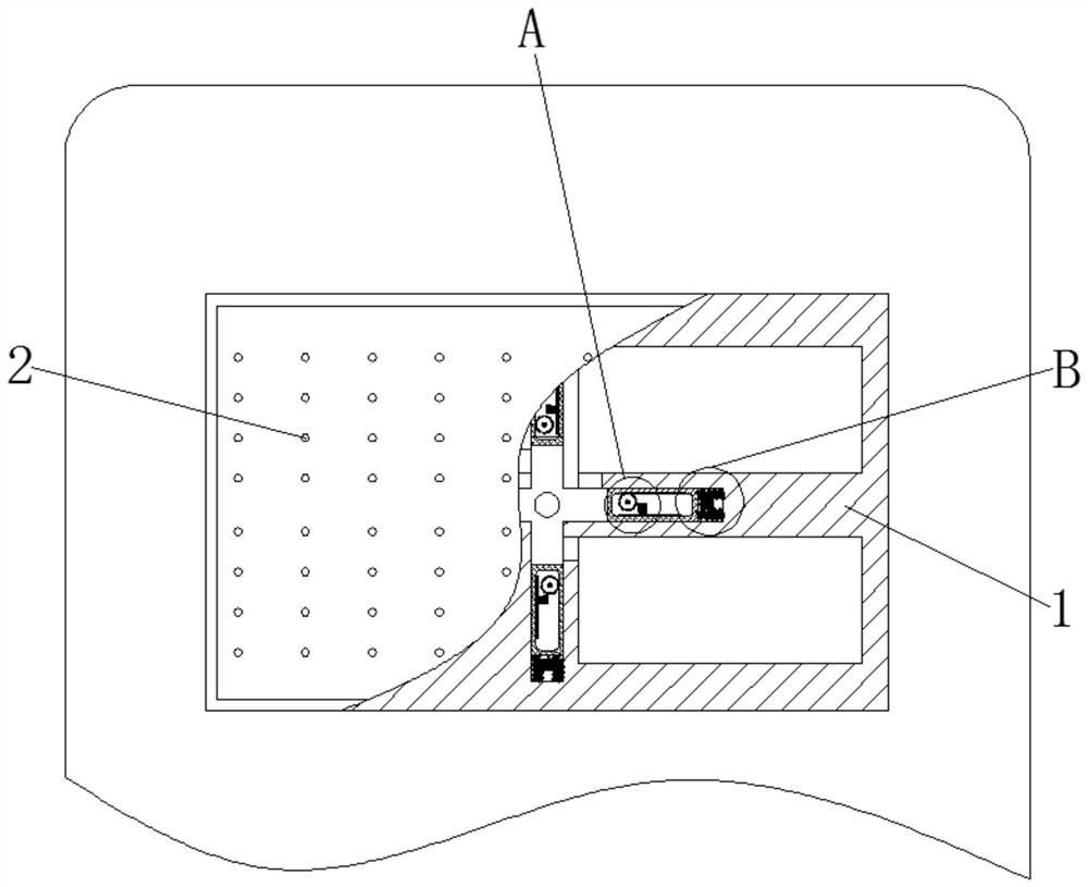 Intelligent elevator advertisement putting device based on network science and technology