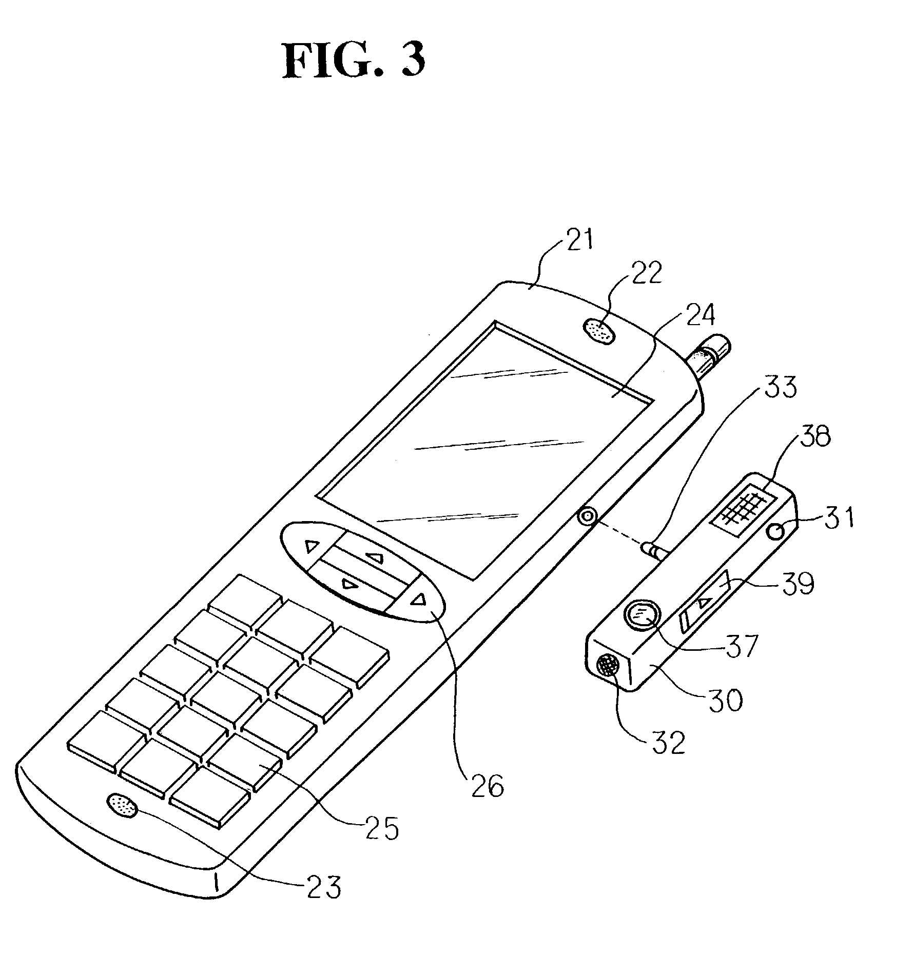 Portable telephone set with crime prevention function