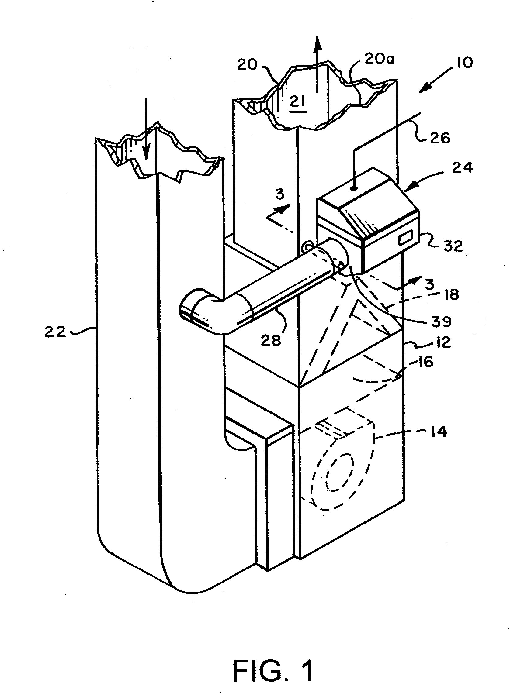 Automatic damper control for air conditioning system humidifier