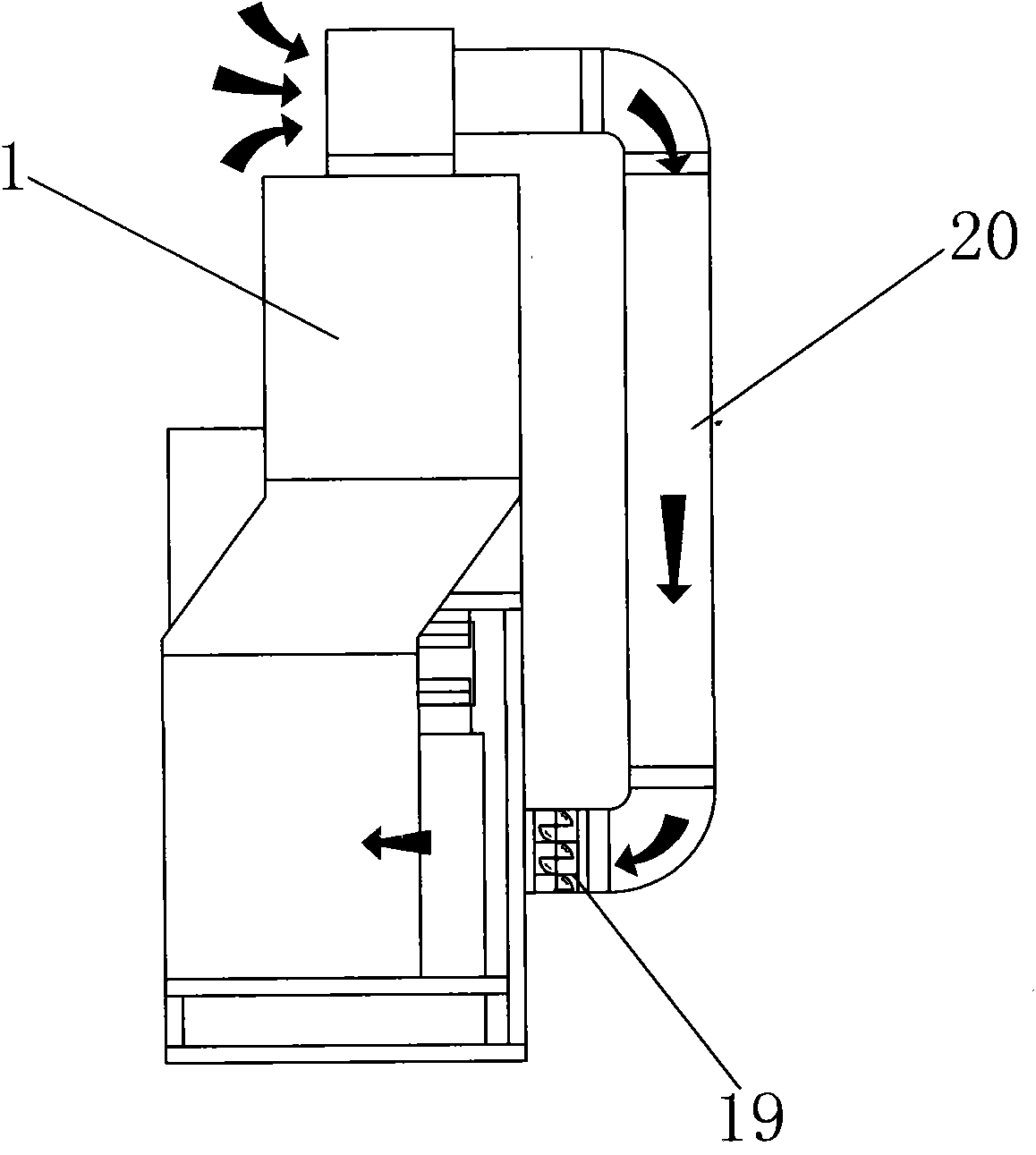 Detection system for detecting temperature alarm