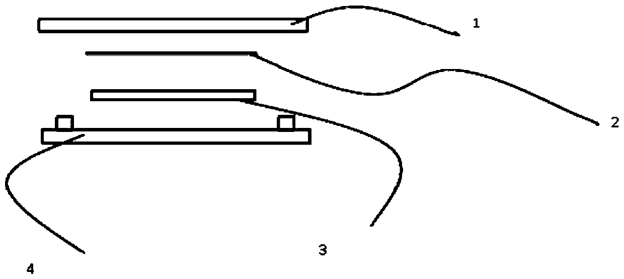 Flow-through Aleutian mink disease virus antigen antibody detection kit, preparation method thereof and application thereof