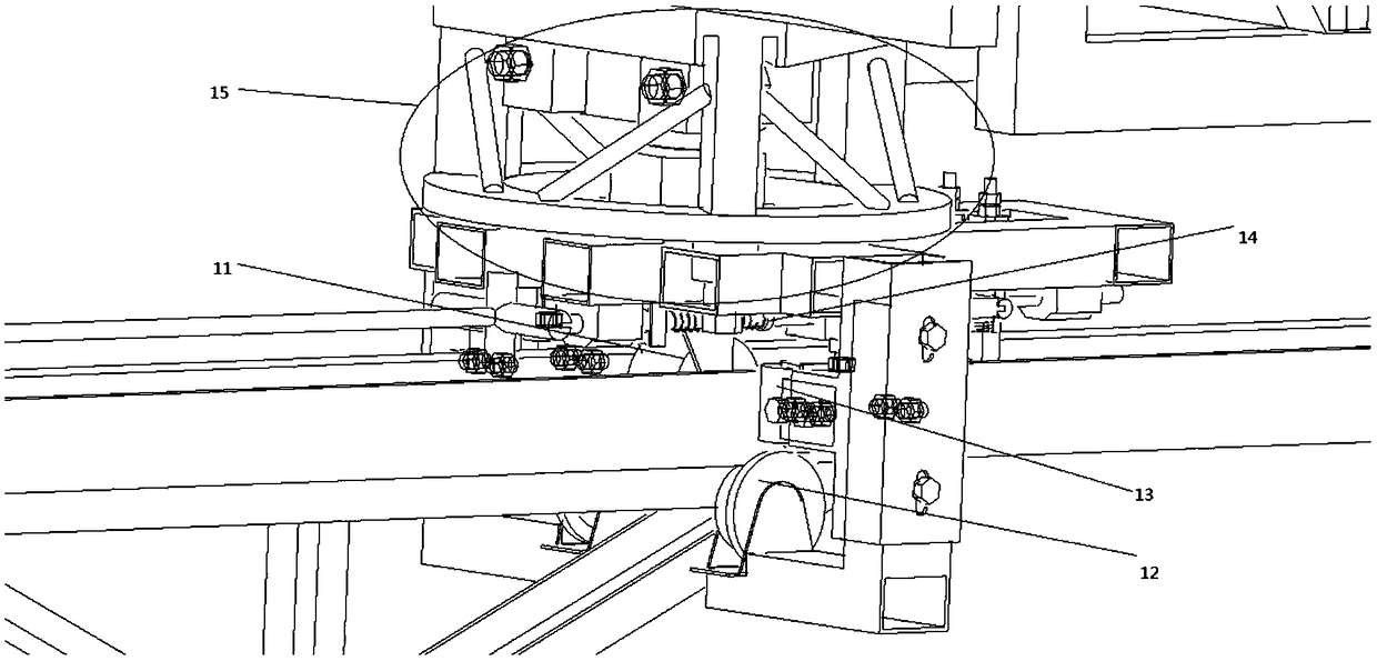 Electric traction type remotely controllable mountain monorail transport machine