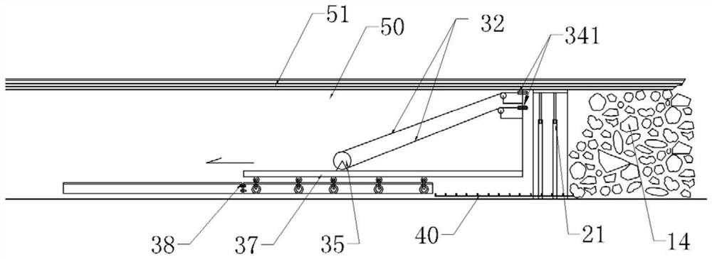 Ultra-thin coal seam mining method