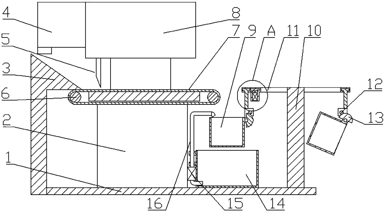 Pickled vegetable feeding and processing equipment