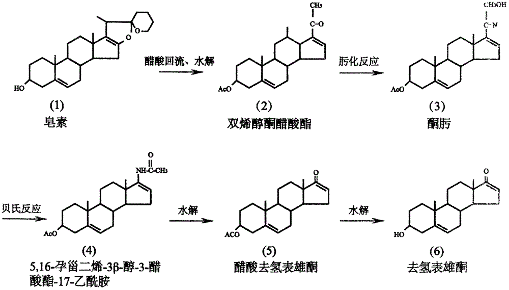 Supercritical CO2 fluid extraction method for directly extracting dehydroepiandrosterone from sweet potato