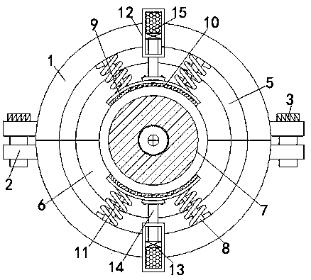 Special micro motor fixing device