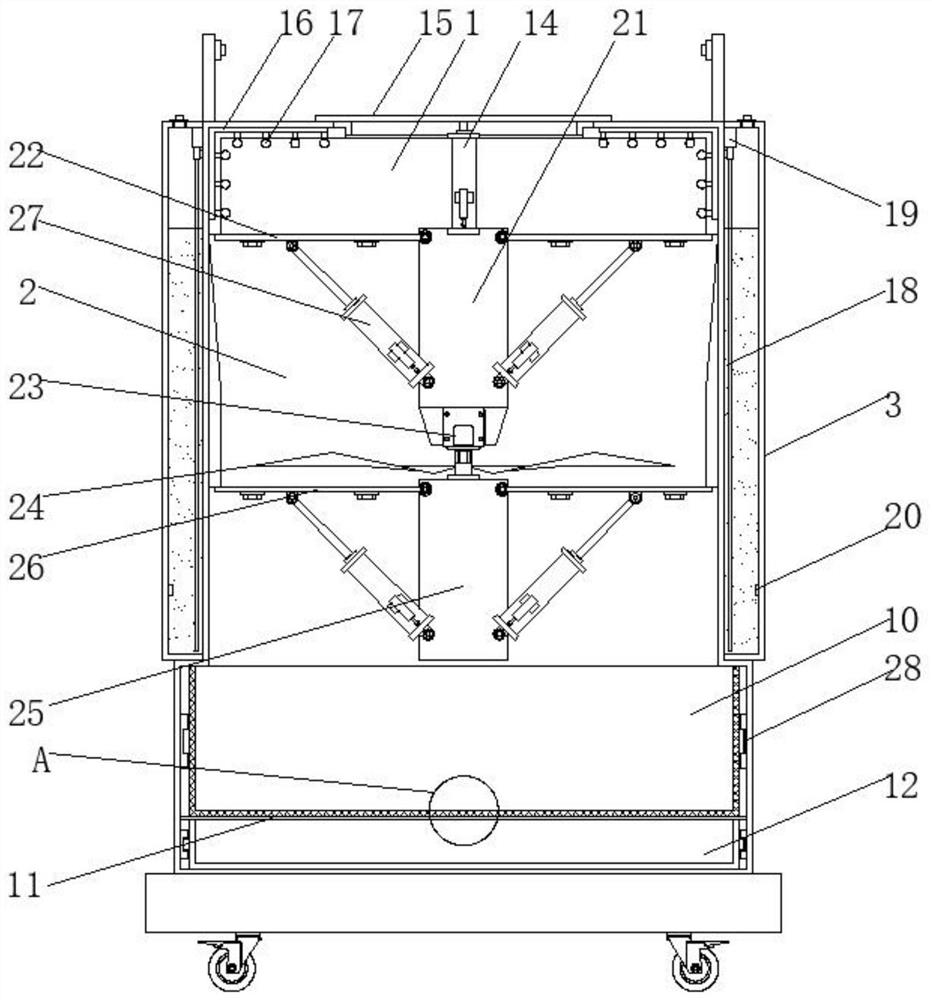 Anti-infection isolation device for clinical medicine