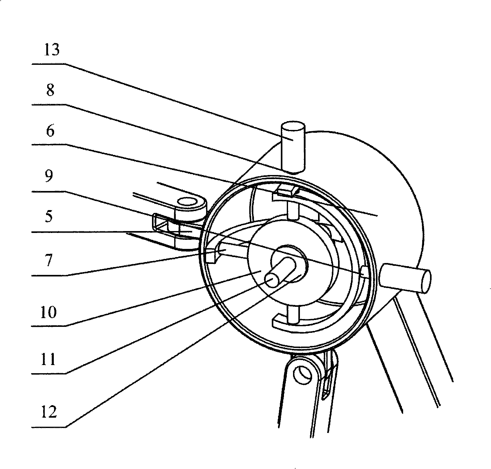 Parallel four-bar type structure decoupling six-dimension force feedback device