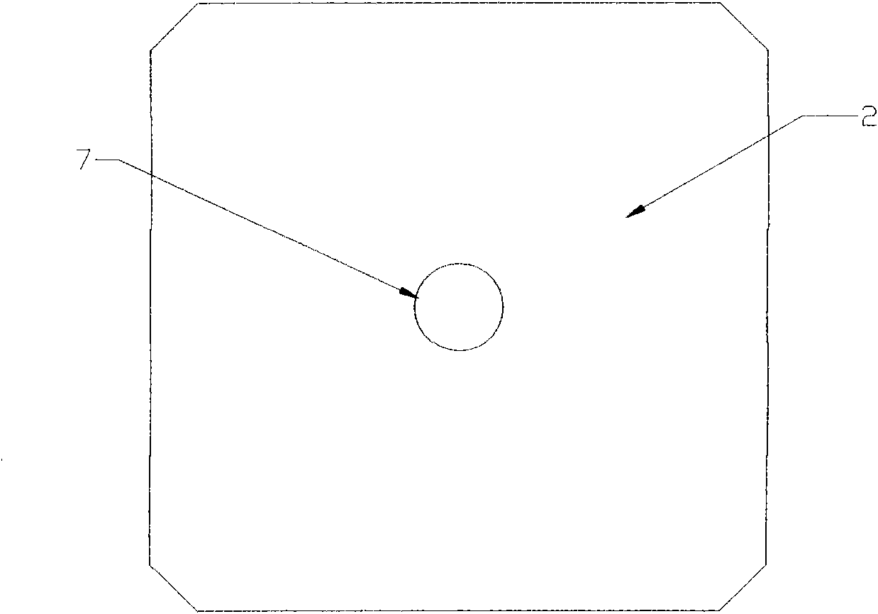 Combined hollow box body for cast-in-place energy-saving hollow floor