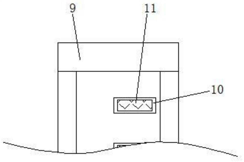 Circulating swinging type intelligent building monitoring device with angle and position adjusted conveniently