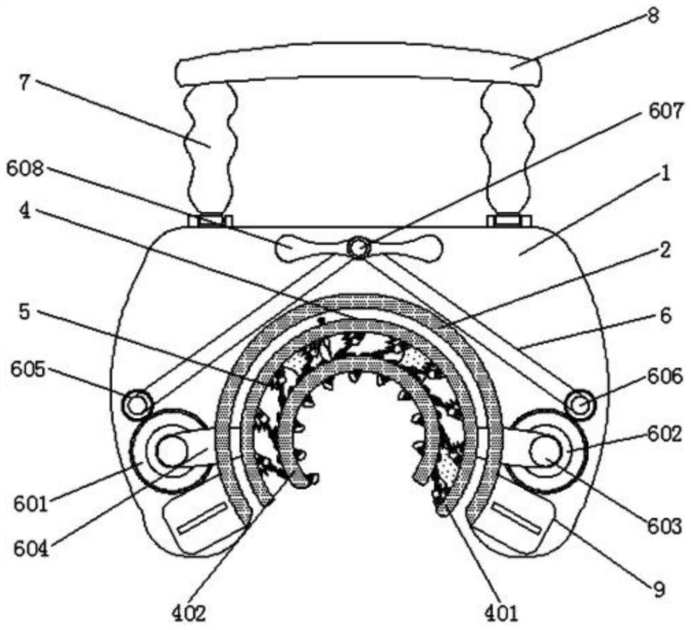 Straight-barrel flowerpot conveying device capable of achieving wrapping type stable labor-saving conveying and conveying method