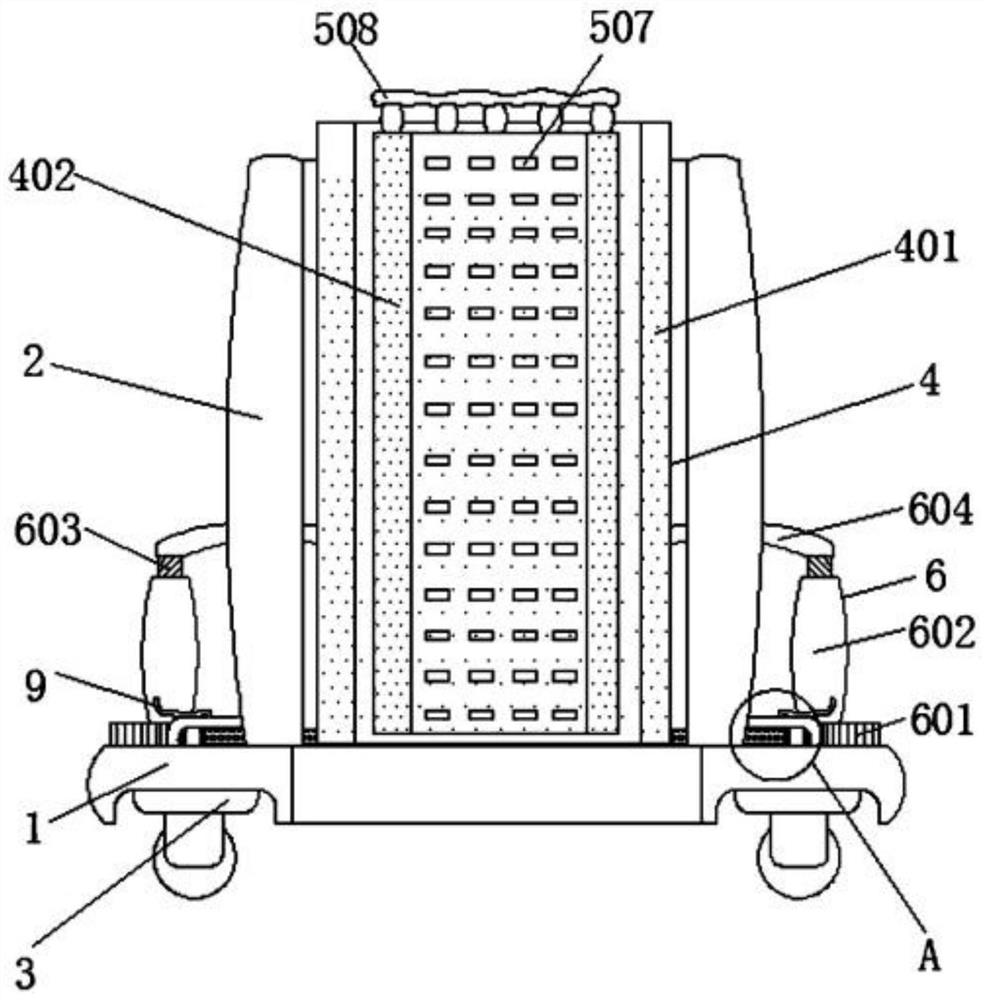 Straight-barrel flowerpot conveying device capable of achieving wrapping type stable labor-saving conveying and conveying method