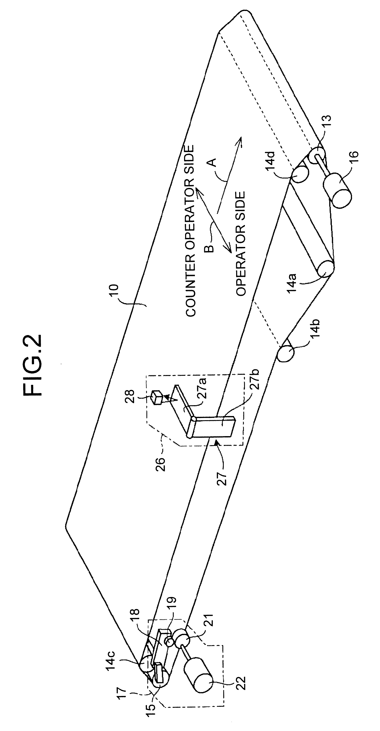 Belt-conveyor device and image forming apparatus