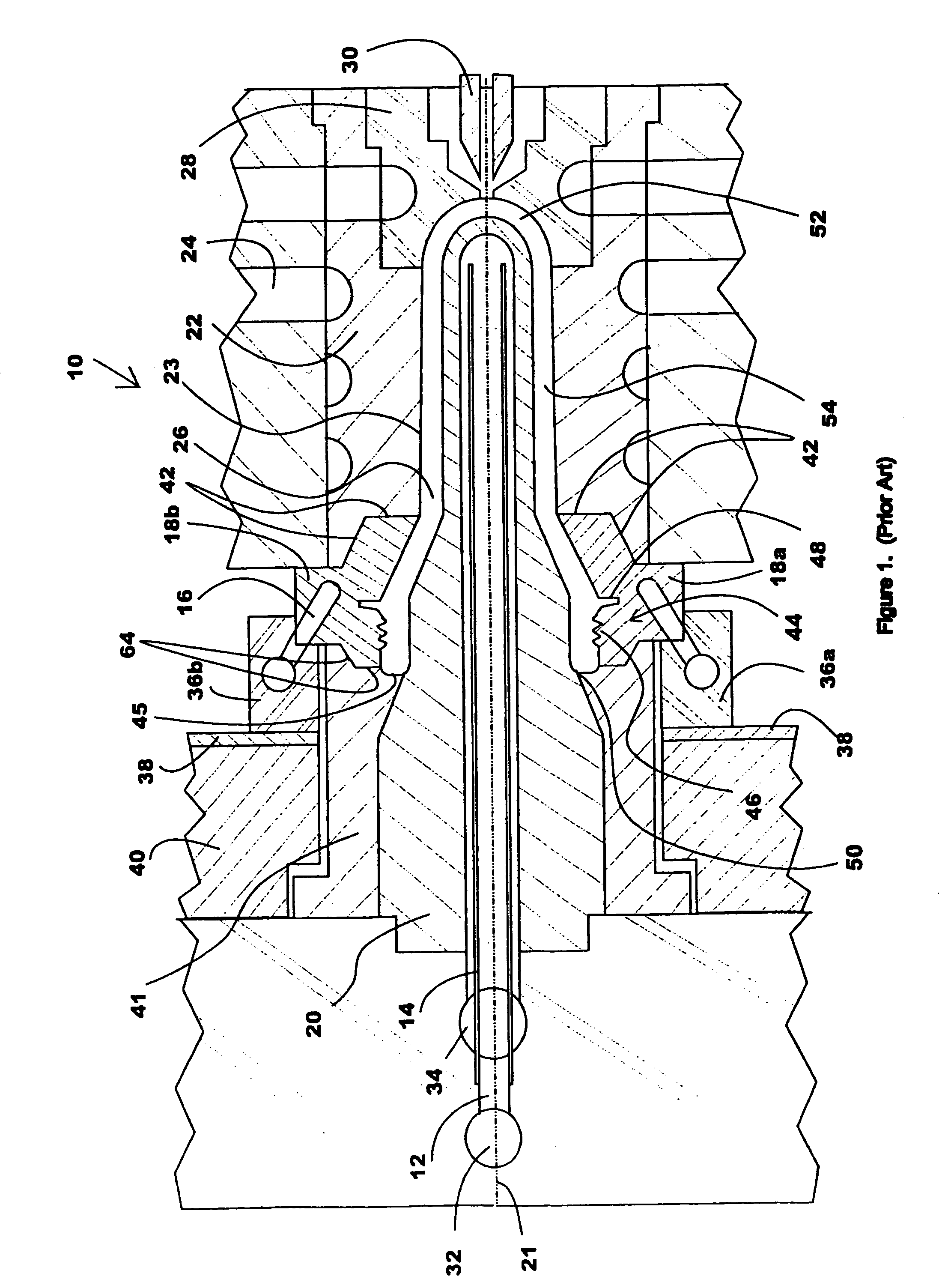 Apparatus and method for removing a molded article from a mold