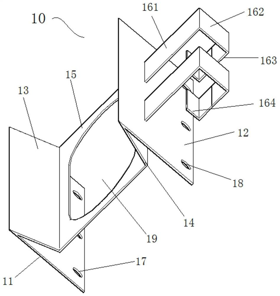 An m-shaped assembled grout-retaining steel plate for a sloping roof and its construction method