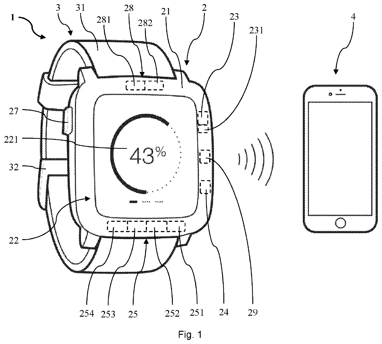 Detection and evaluation of movements of a user