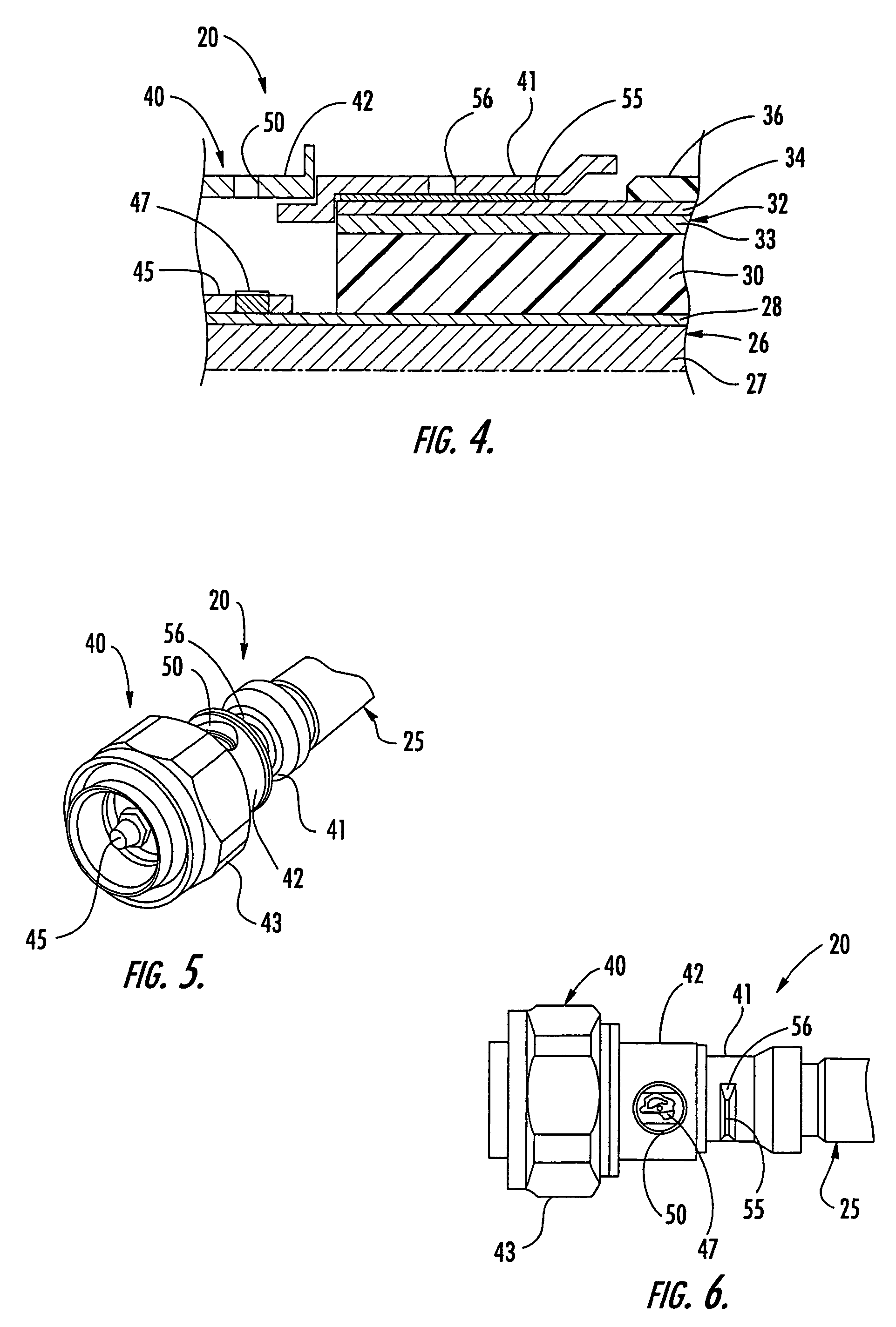 Method for marking coaxial cable jumper assembly including plated outer assembly