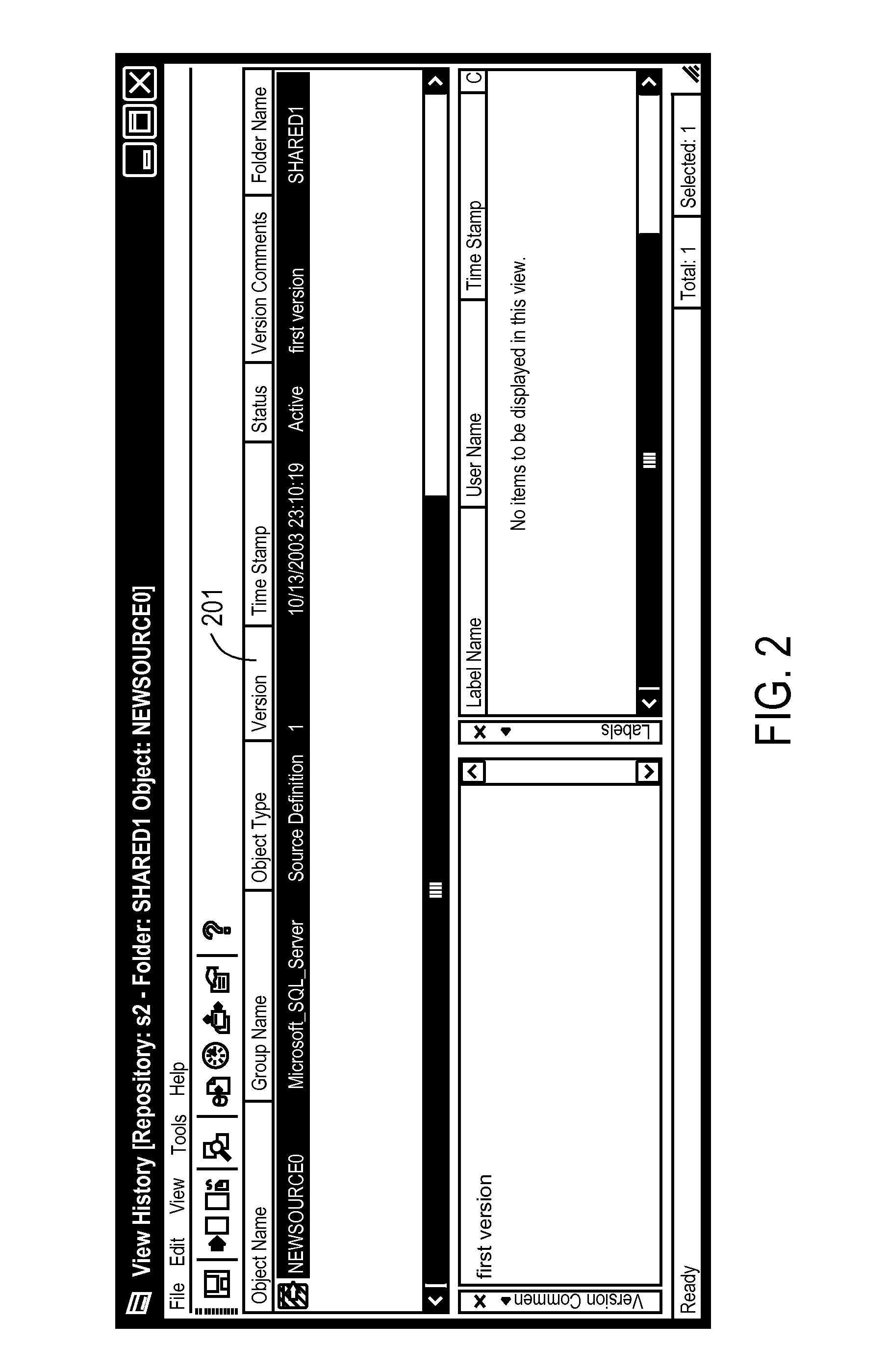 Querying, versioning, and dynamic deployment of database objects