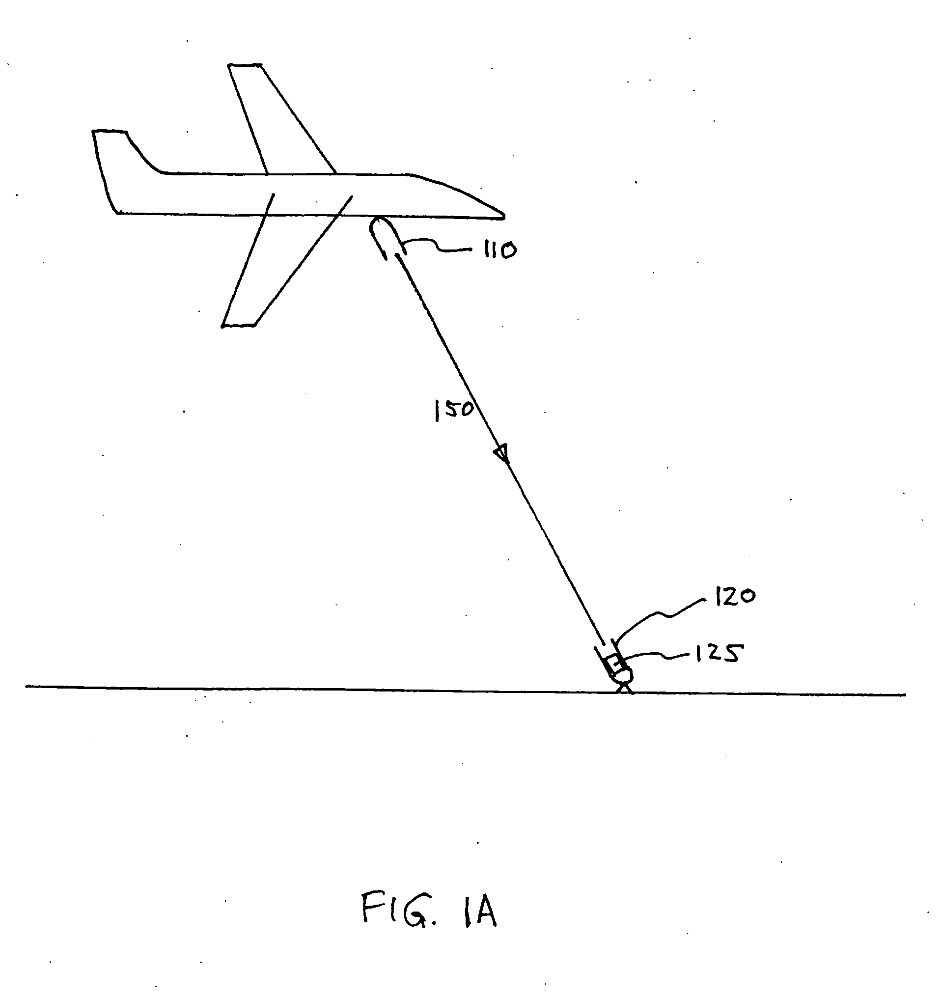 Data port alignment of free space optical communications terminal with adaptive optics