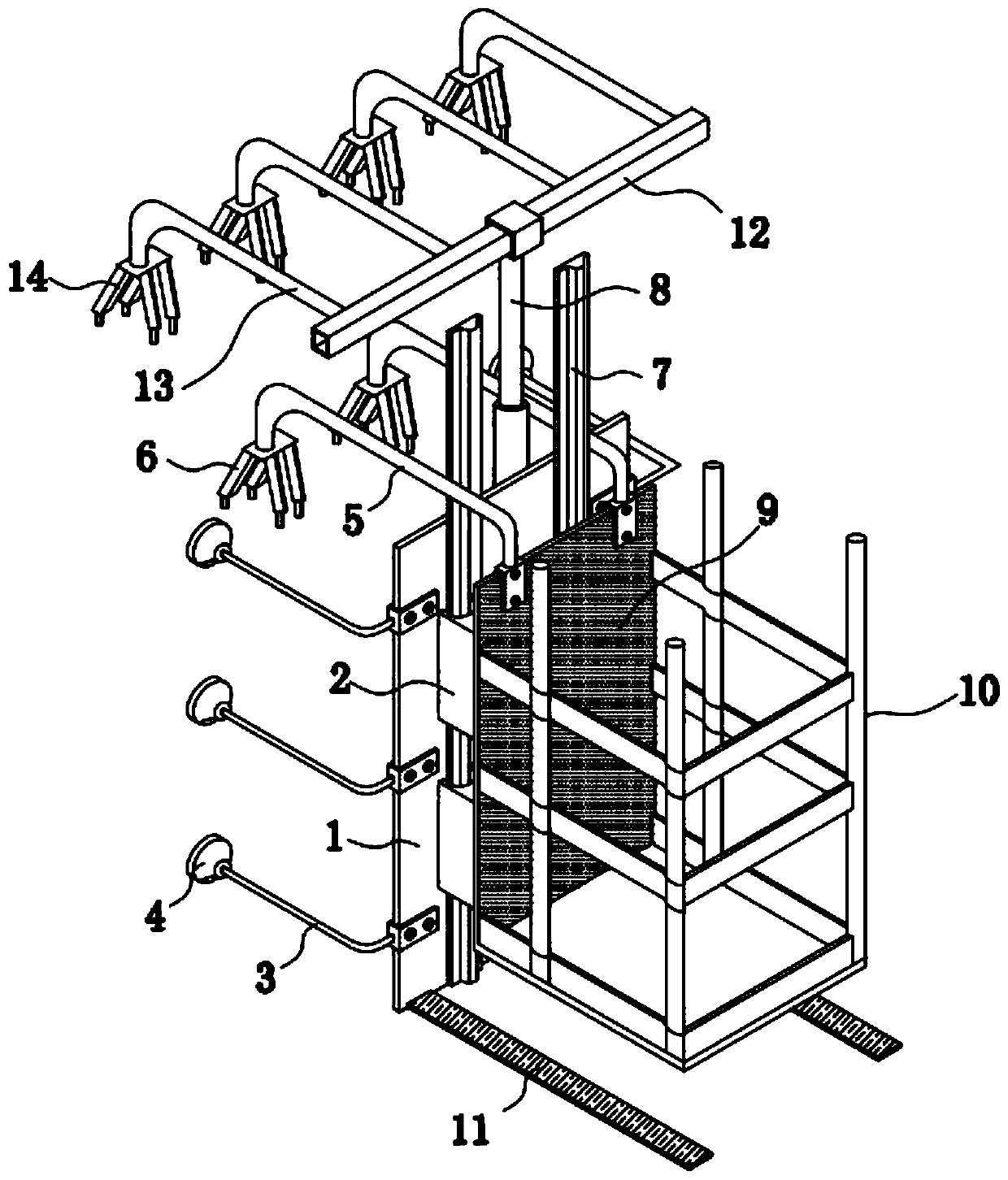 Stairs climbing machine