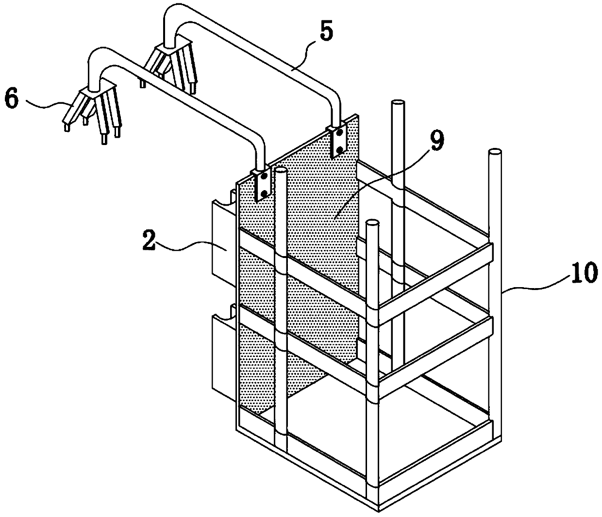 Stairs climbing machine