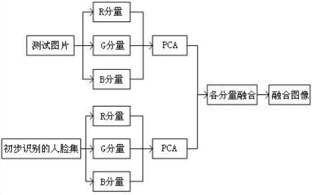 Human face recognition method for eliminating effect of local obstruction