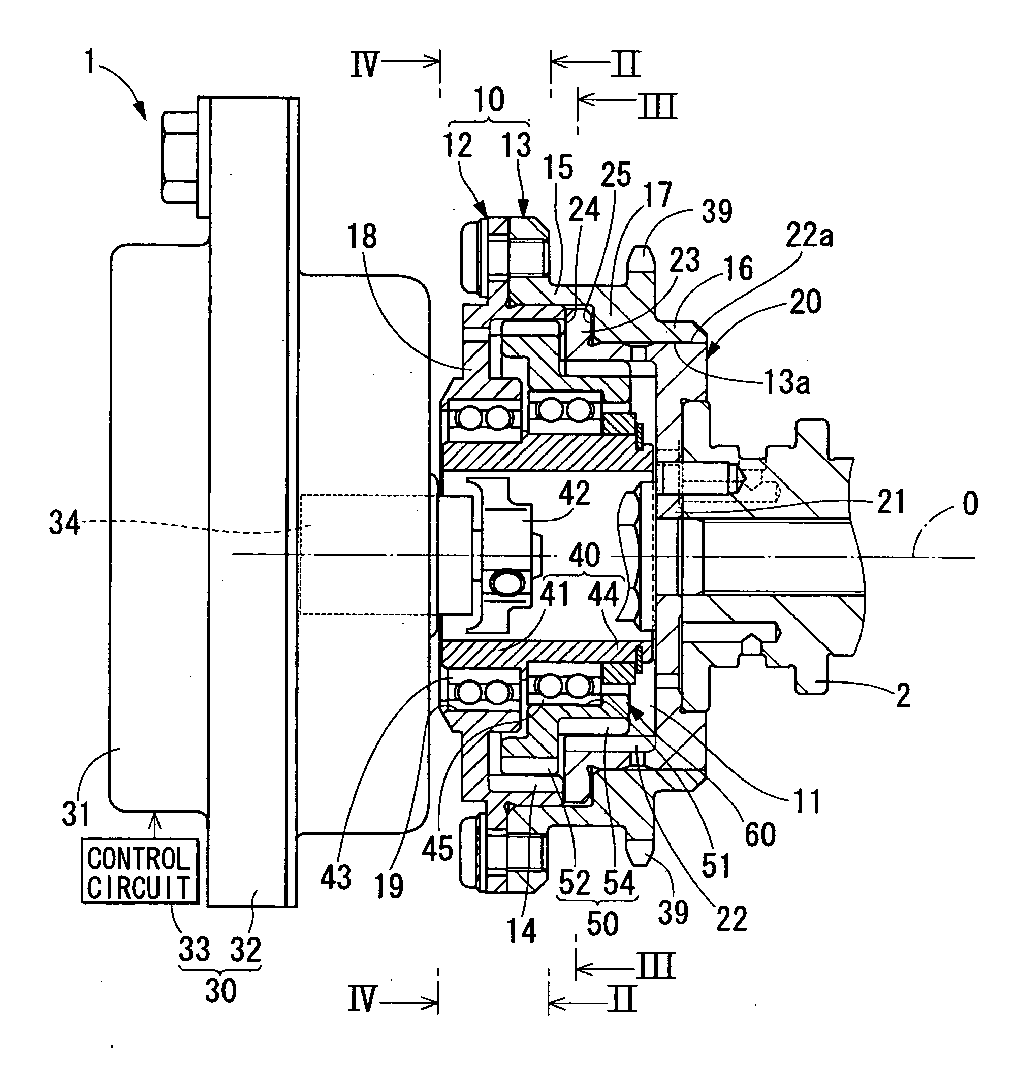 Valve timing adjusting apparatus