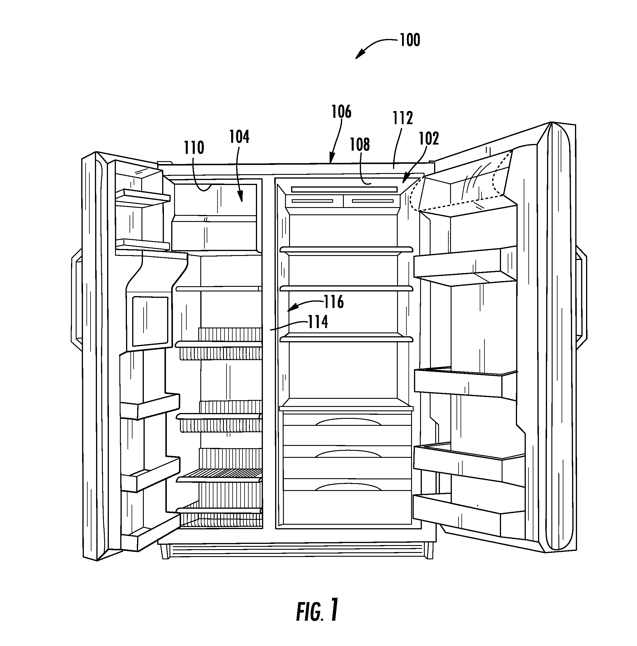 Integrated vacuum insulation panel