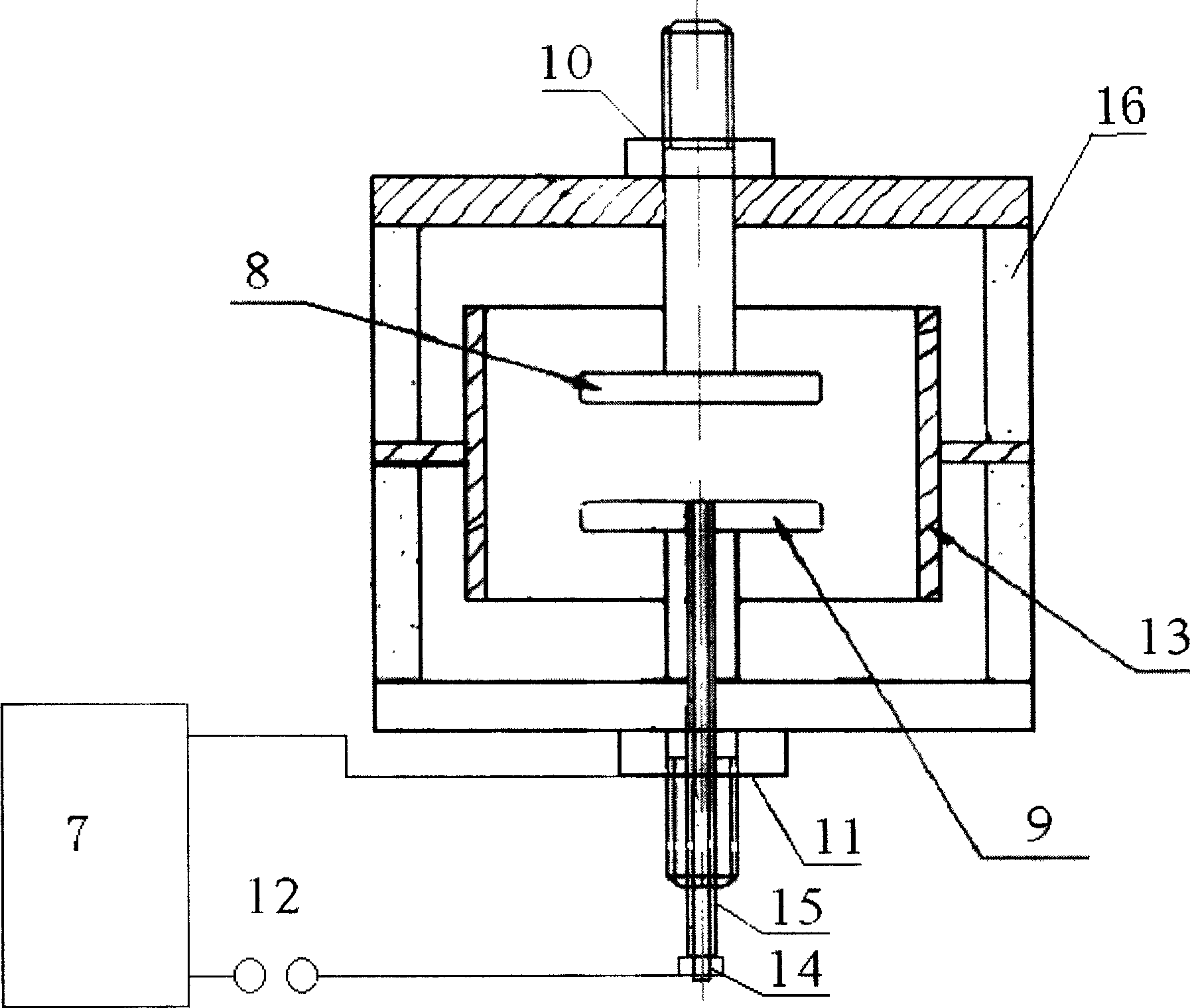 10/350 shock current system for air or vacuum crowbar switch