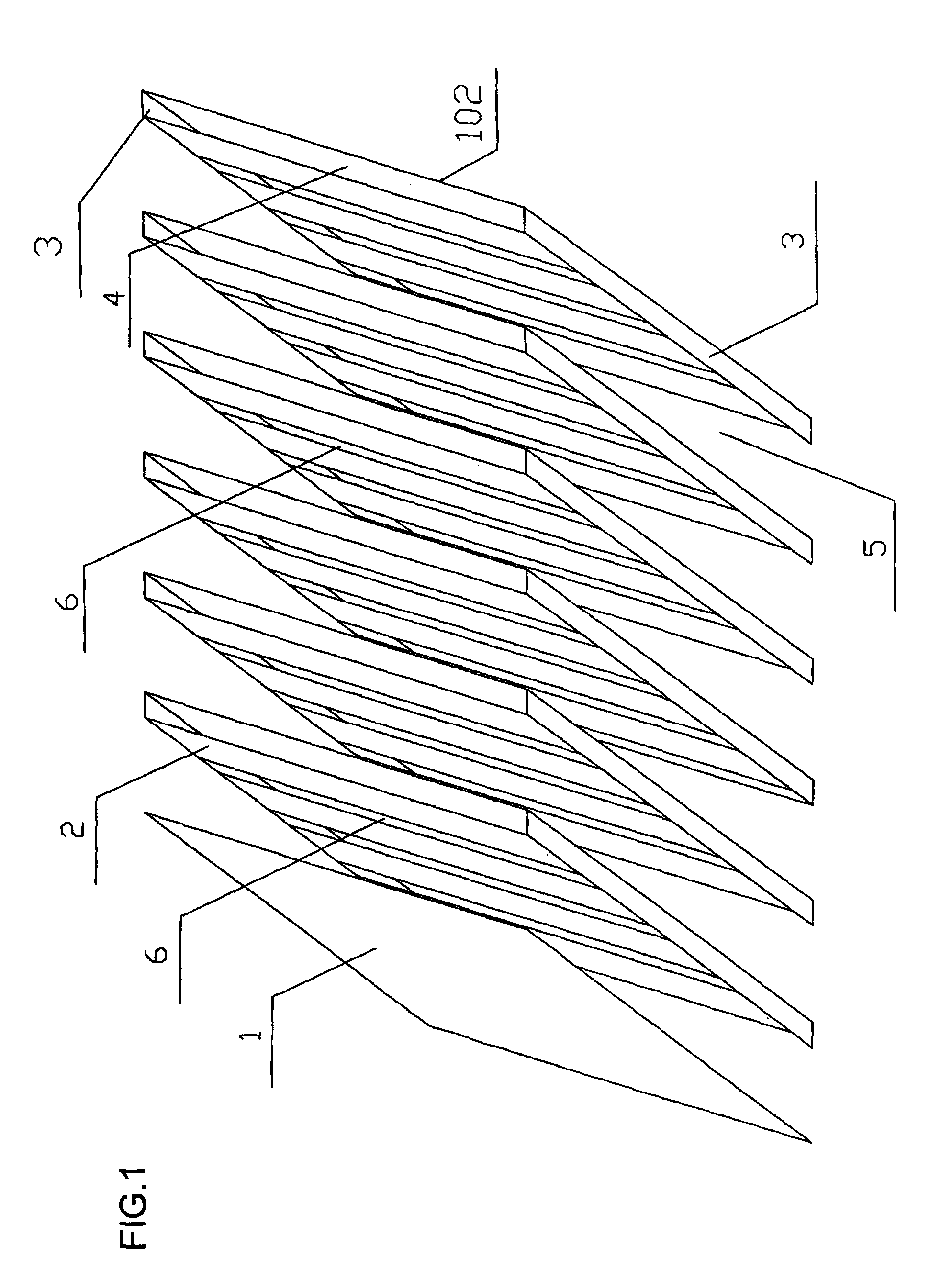 Horizontal-tube sedimentation-separation apparatus