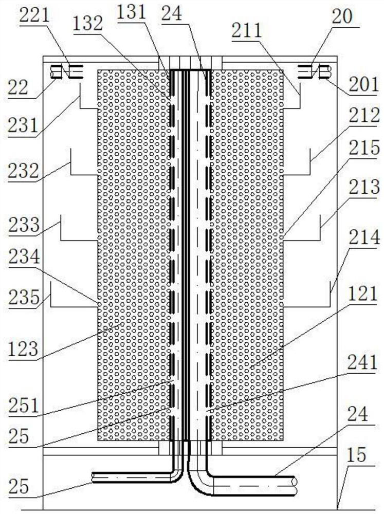 Alternating type cascade treatment method for high-salinity wastewater