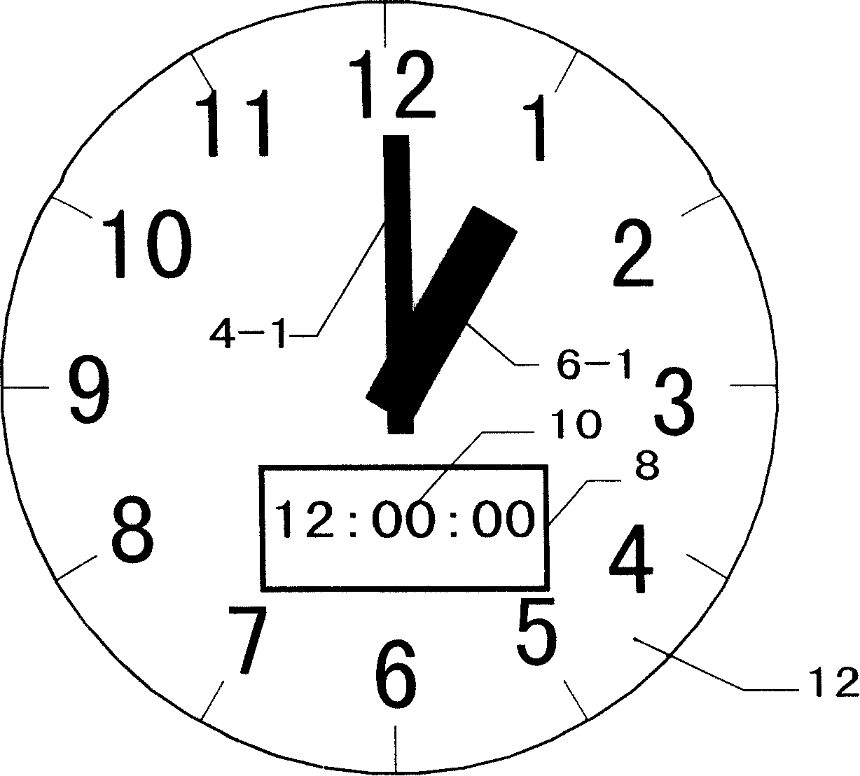 Clock for world time