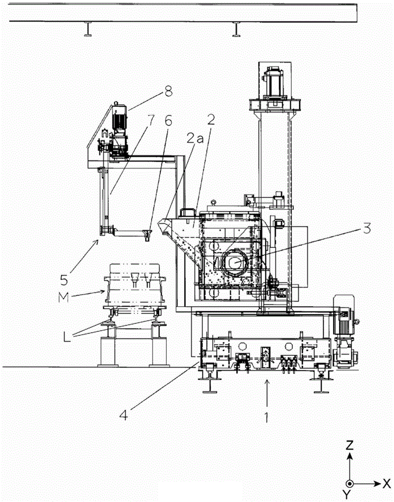 Sampling device, sampling method, and material management method of molten metal poured into mold