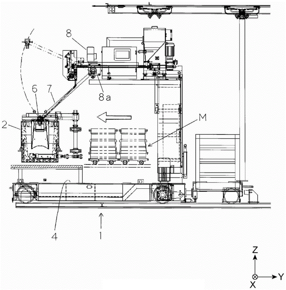 Sampling device, sampling method, and material management method of molten metal poured into mold