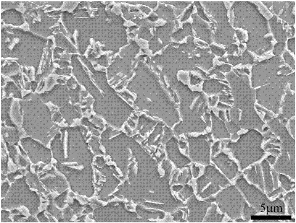 High-strength plastic-laden low-carbon silicon-manganese q&p steel plate and its preparation method by asynchronous rolling