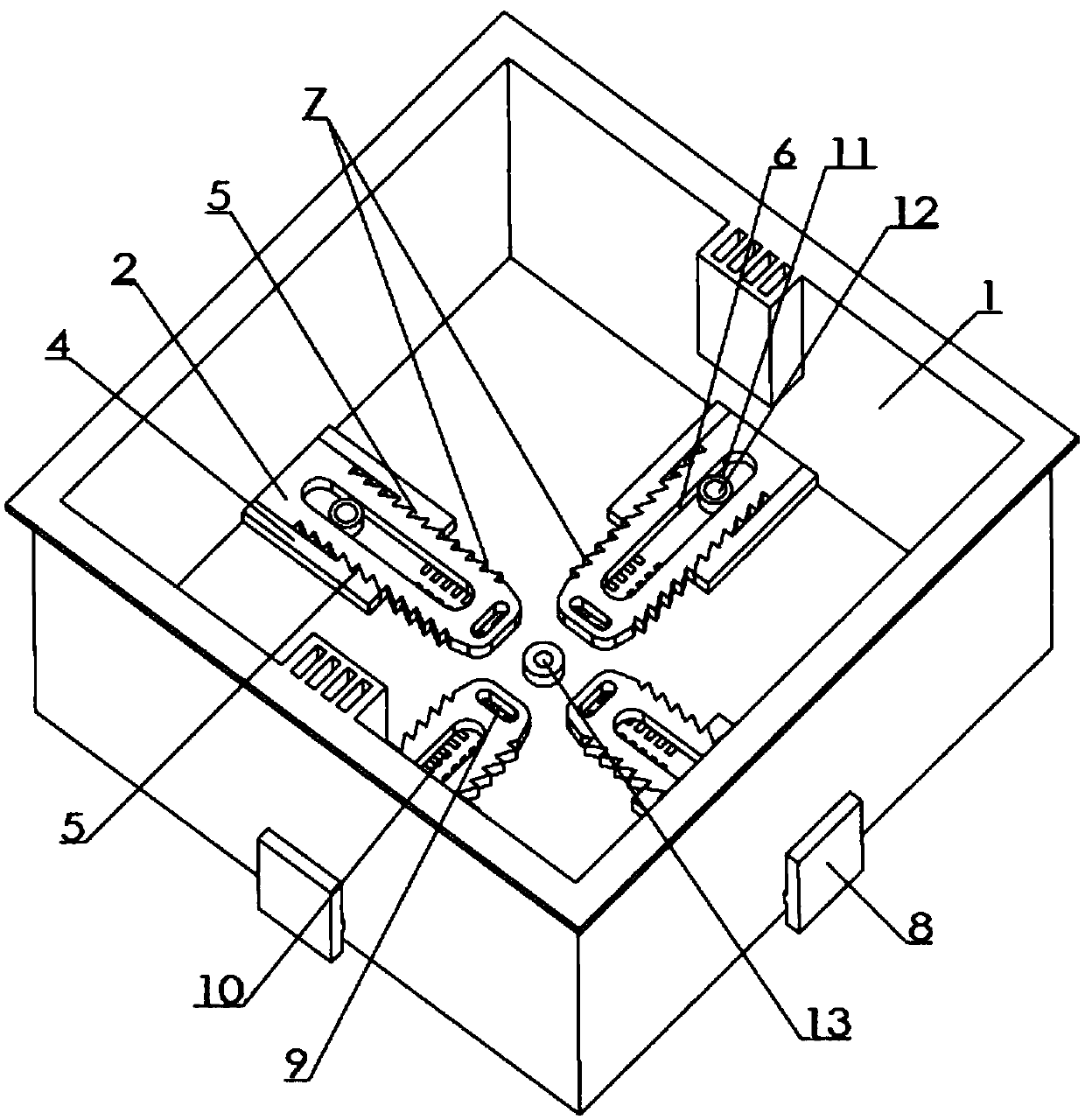 Positioning switch box