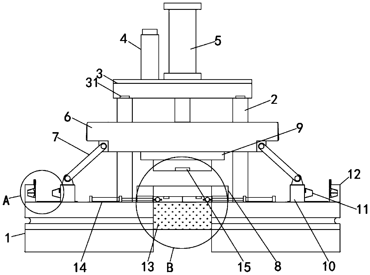 Automatic bonding and stamping die in stator and rotor core dies