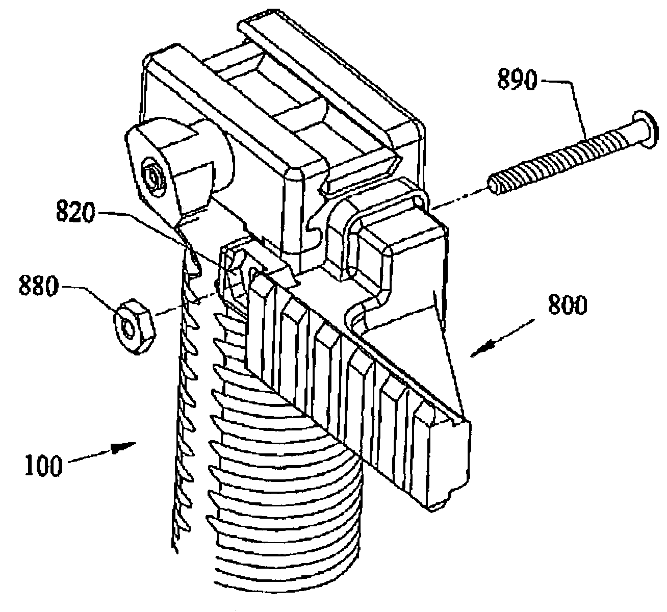 Light rail and accessory rail mount for vertical fore grip