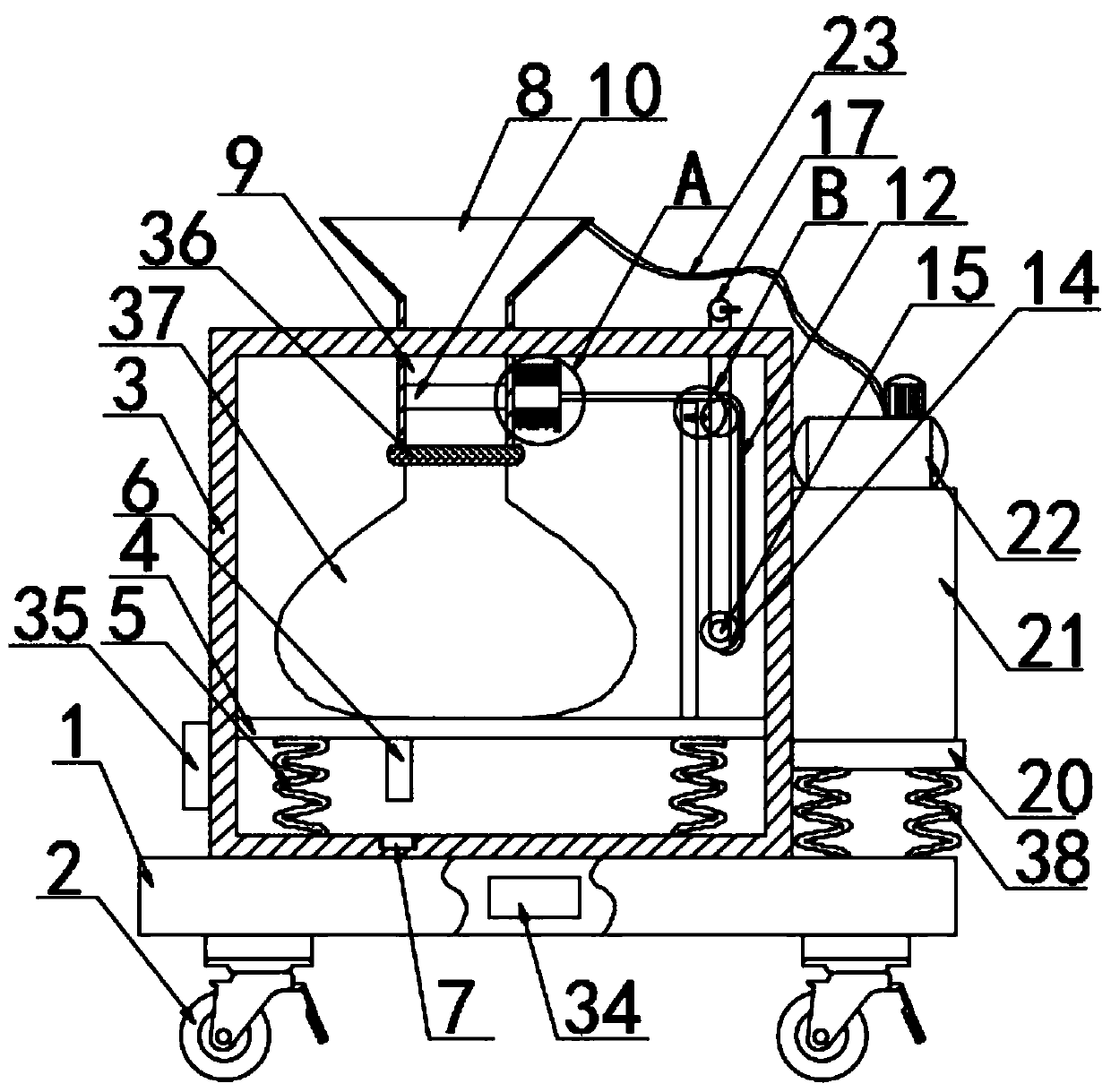 Professional nursing device for chemotherapy in medical oncology