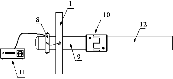 Shaft rotating speed precision measuring system in full rotating speed and measuring method