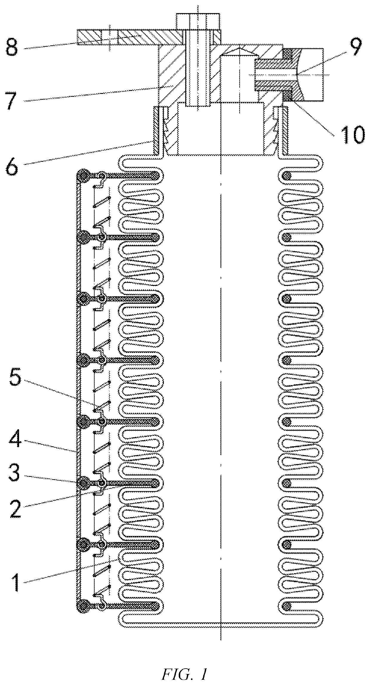 Chain plate flexible finger