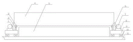 Synchronous spraying and curing processing method for pipelines arranged in parallel