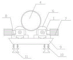 Synchronous spraying and curing processing method for pipelines arranged in parallel