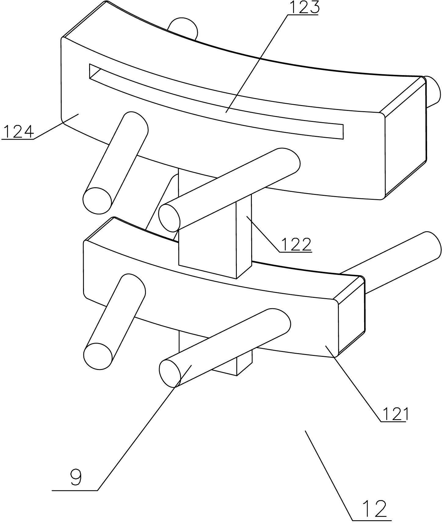 Positioning and bone-cutting system used for minimally invasive artificial knee joint replacement