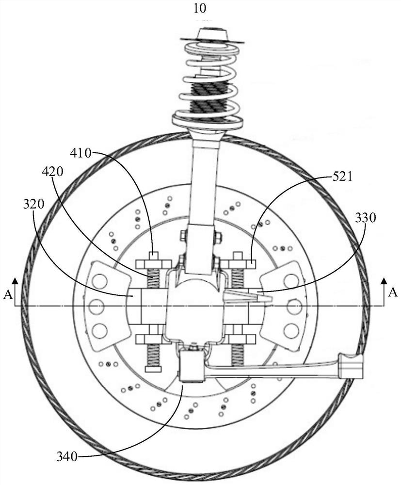 Electric wheel, automobile chassis and new energy automobile