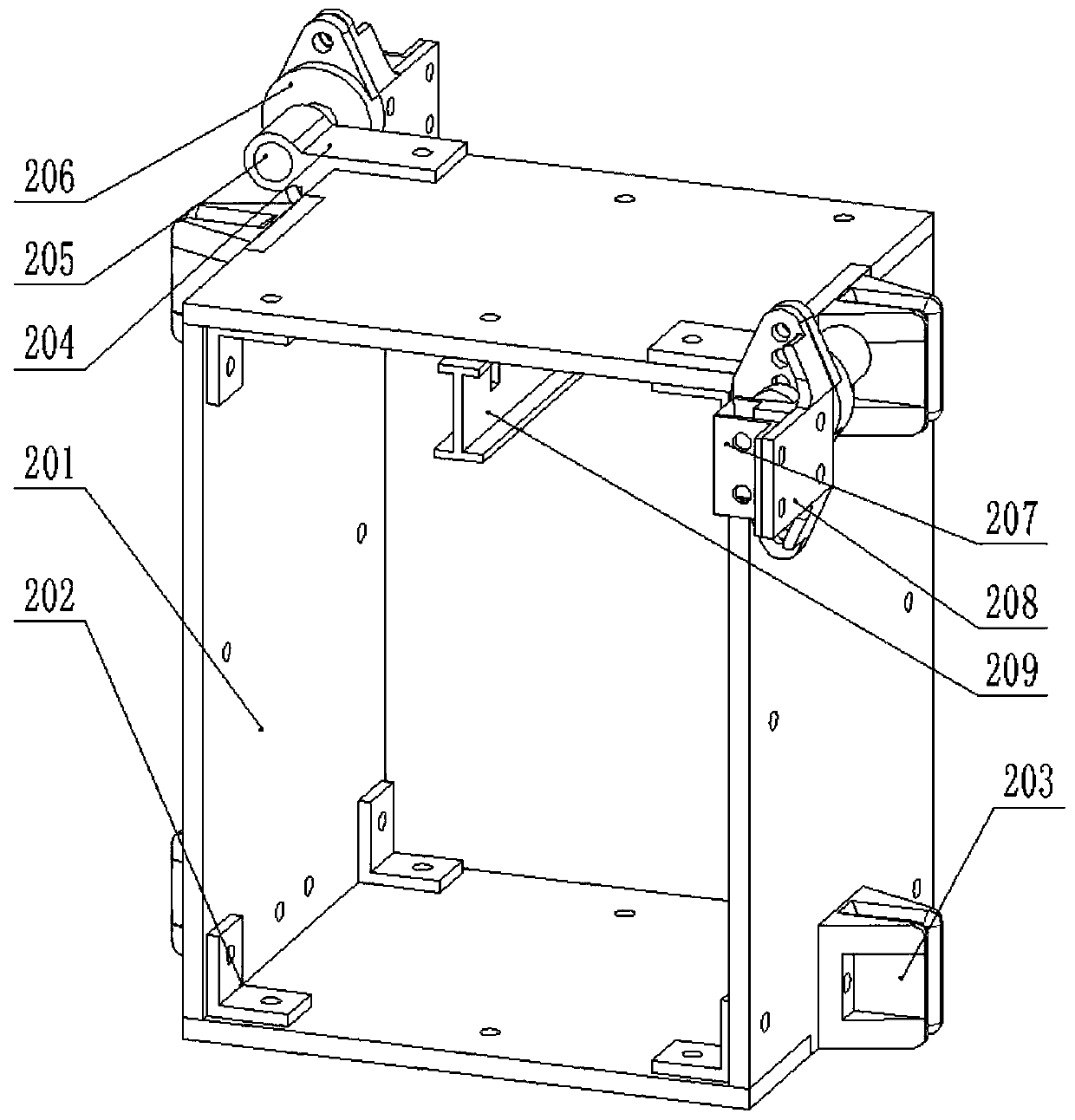 An elevator that can run vertically and horizontally