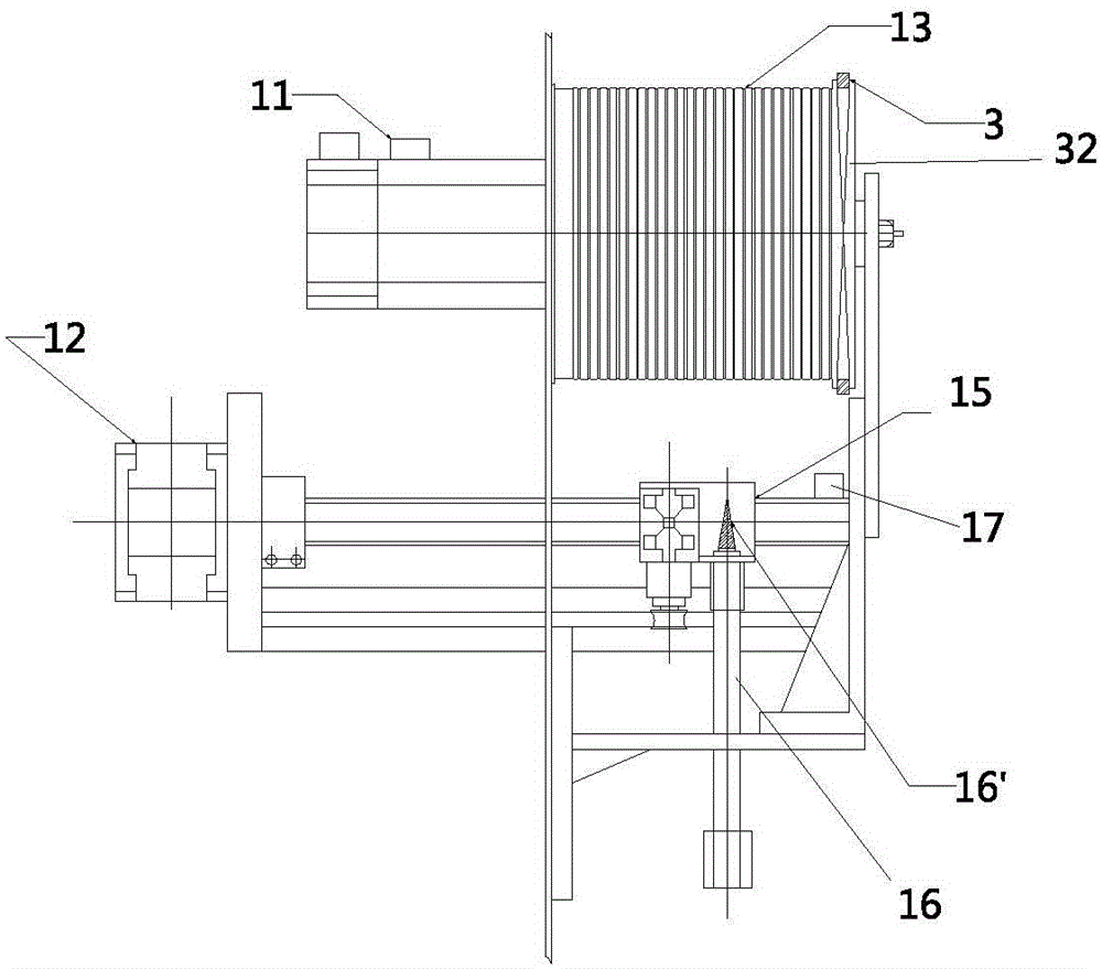 Full-automatic branching system for enamelled wire equipment